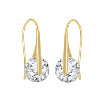 Spinning Sparkle Wireback Earrings