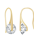 Spinning Sparkle Wireback Earrings