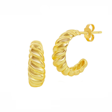 Croissant Hoop Earrings