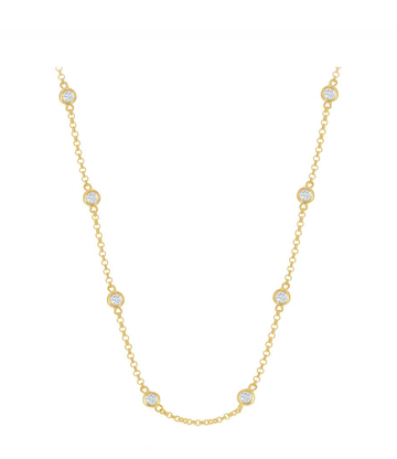 CZ-By-The-Yard Necklace