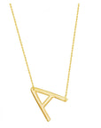 Sideways Initial Necklace