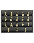 Sparkle Baguette Initial Necklace