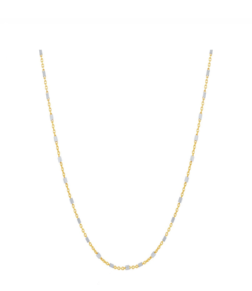 Square Bead Chain Necklace