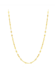 Flat Mirror Oval Chain Necklace