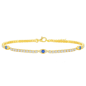 Evil Eye Sparkle Anklet