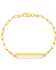 Paperclip Bar Bracelet