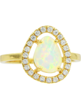 Opal Pebble Ring