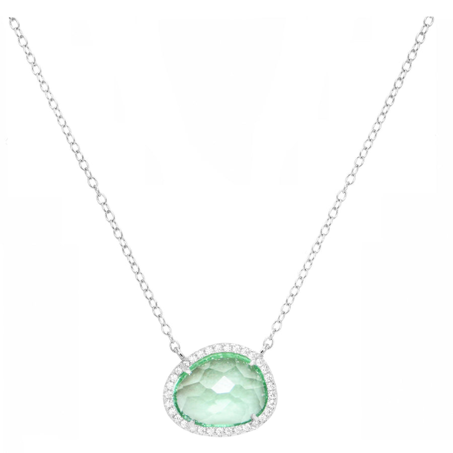 Pebble Gemstone Necklace (Available in 4 Colors)