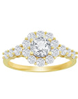 Flower Halo Ring