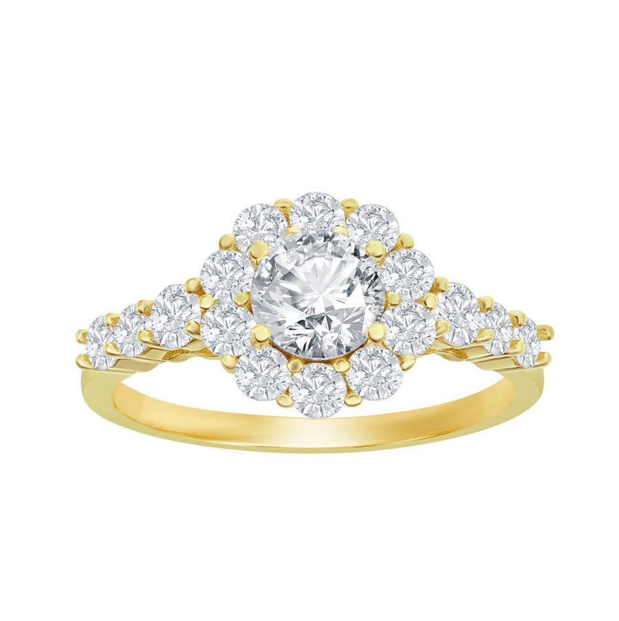 Flower Halo Ring