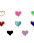 Enamel Heart Beaded Bracelet (Available in 8 Colors)