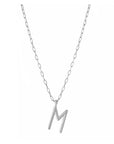 Personalized Initial Paperclip Chain Necklace