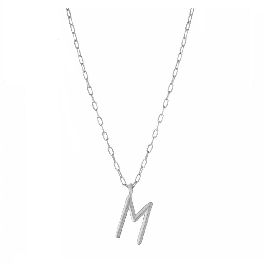 Personalized Initial Paperclip Chain Necklace