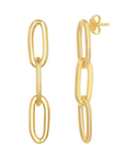 Paperclip Drop Earrings