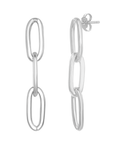 Paperclip Drop Earrings