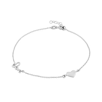 Love and Heart Anklet