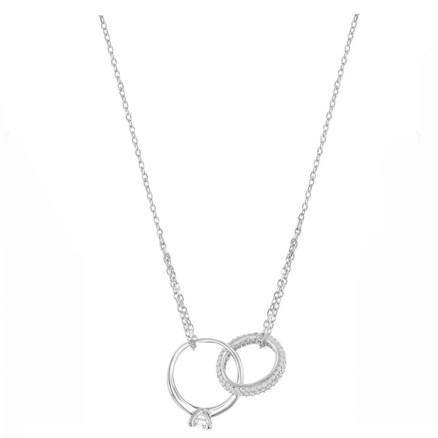 Interlocking Engagement Necklace