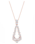 Pear-Shaped Cluster Necklace