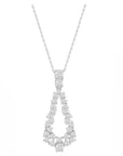 Pear-Shaped Cluster Necklace