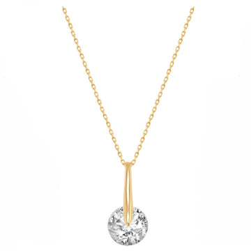 Spinning Disc Drop Necklace