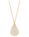 Pave Pear-Shaped Necklace