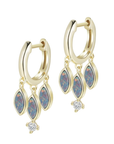 Opal Shaker Huggie Earrings (Available in 6 Colors)