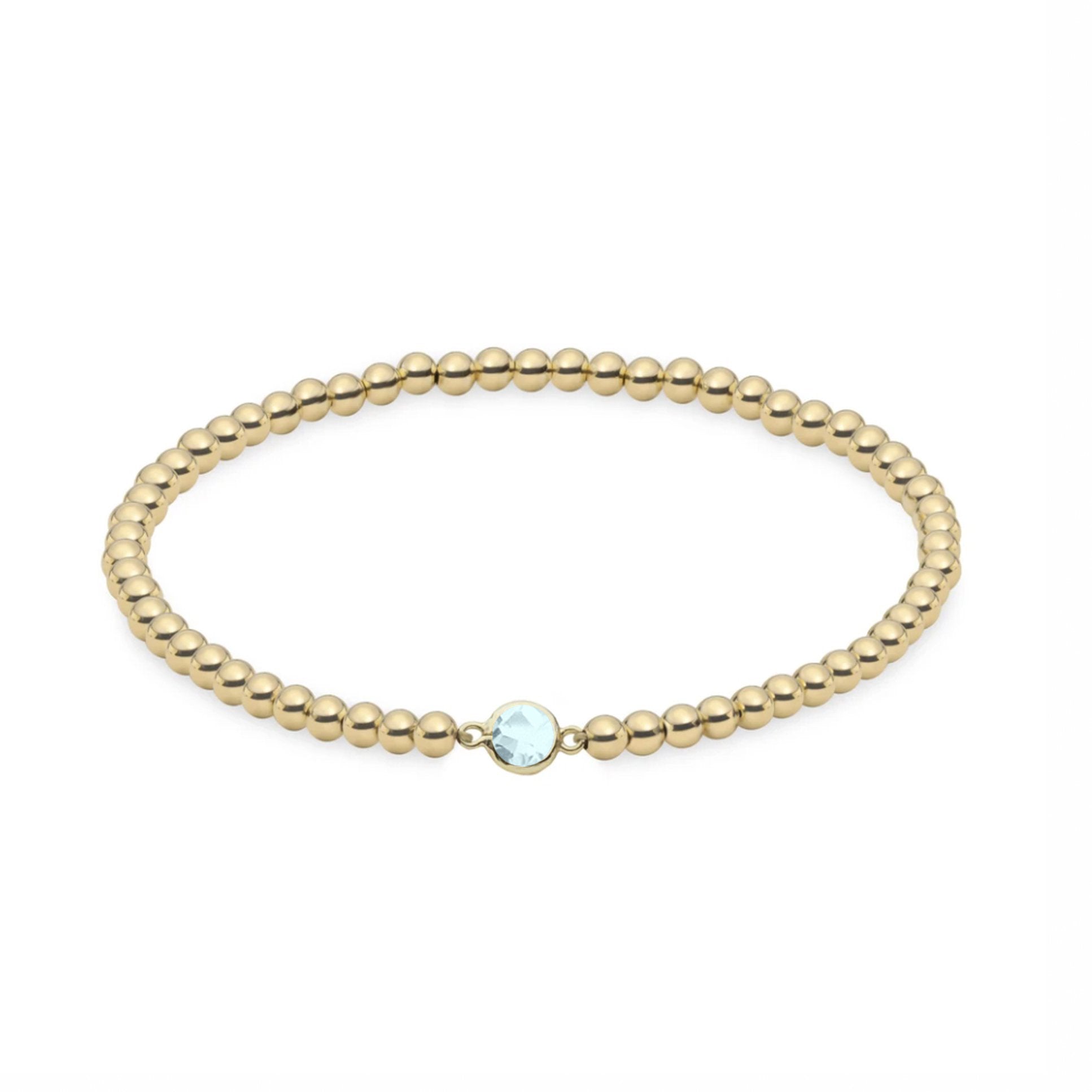Birthstone Twinkle Beaded Bracelet (Available in 12 Colors)