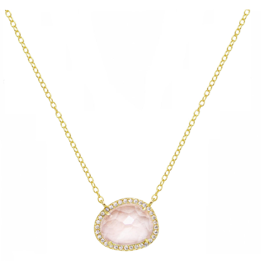 Pebble Gemstone Necklace (Available in 4 Colors)