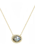 Mystic Labradorite Pebble Necklace