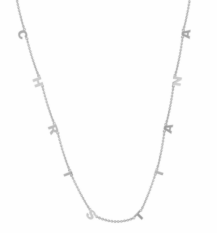 Personalized 10-Letter Name Necklace