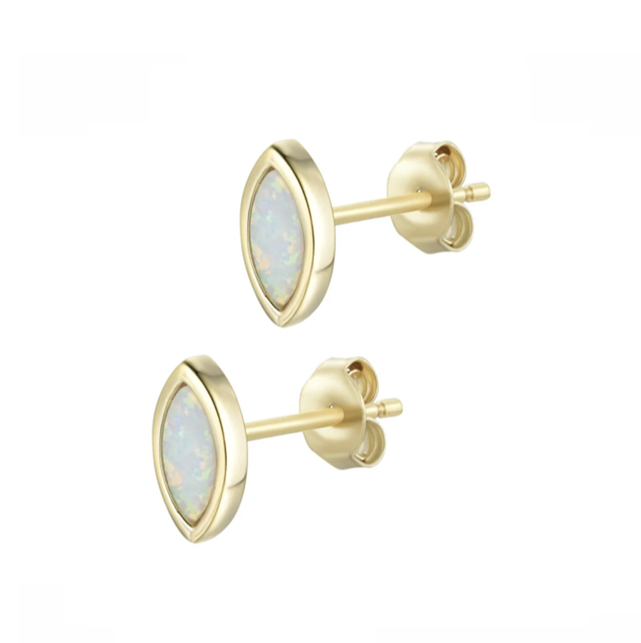 Opal Marquise Stud Earrings (Available in 8 Colors)