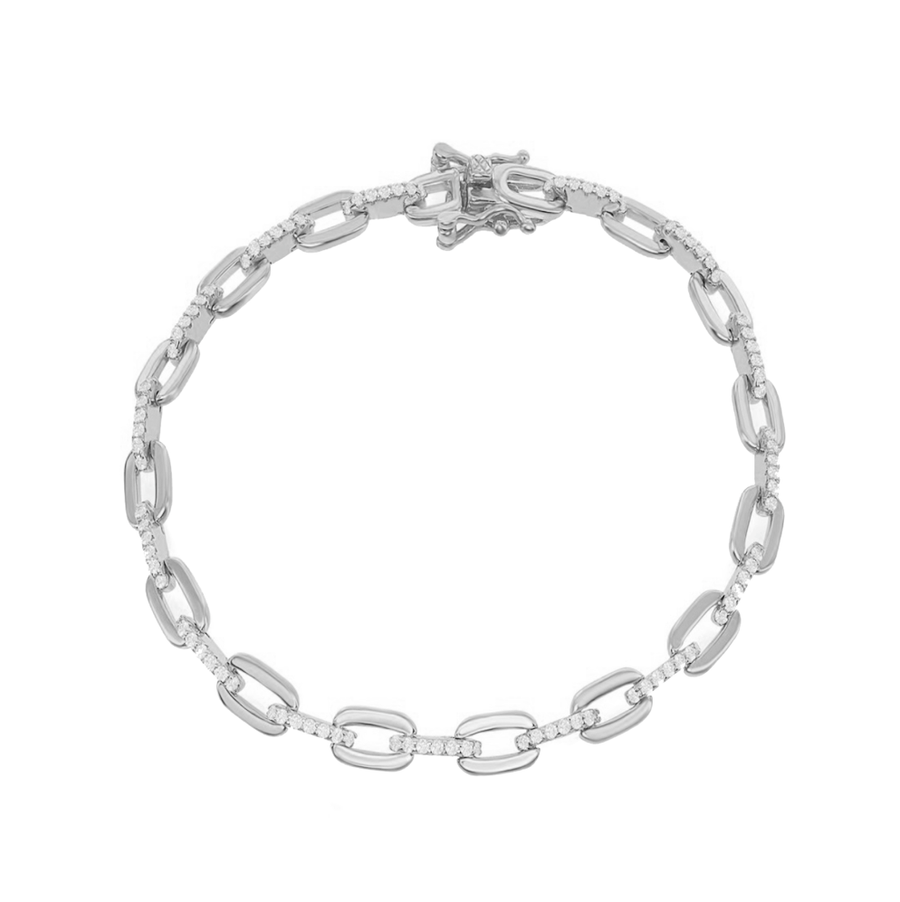 Paperclip Sparkle Bracelet