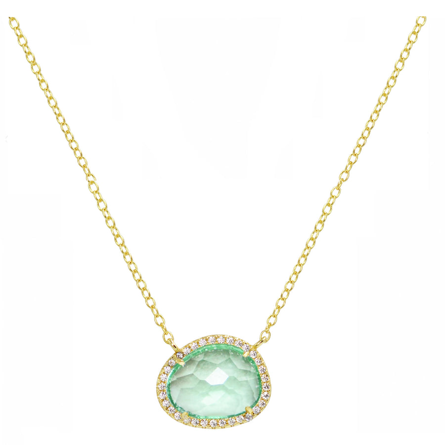Pebble Gemstone Necklace (Available in 4 Colors)