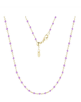Enamel Beaded Chain Necklace (Available in 7 Colors)