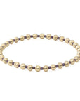 Colored Gold Baller Beaded Bracelet (Available in 8 Colors)