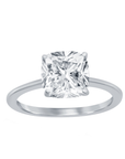 Cushion-Cut Solitaire Ring