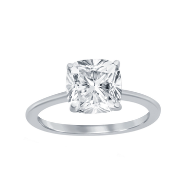 Cushion-Cut Solitaire Ring