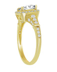Emerald-Cut Vintage Inspired Ring