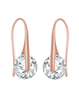Spinning Sparkle Wireback Earrings