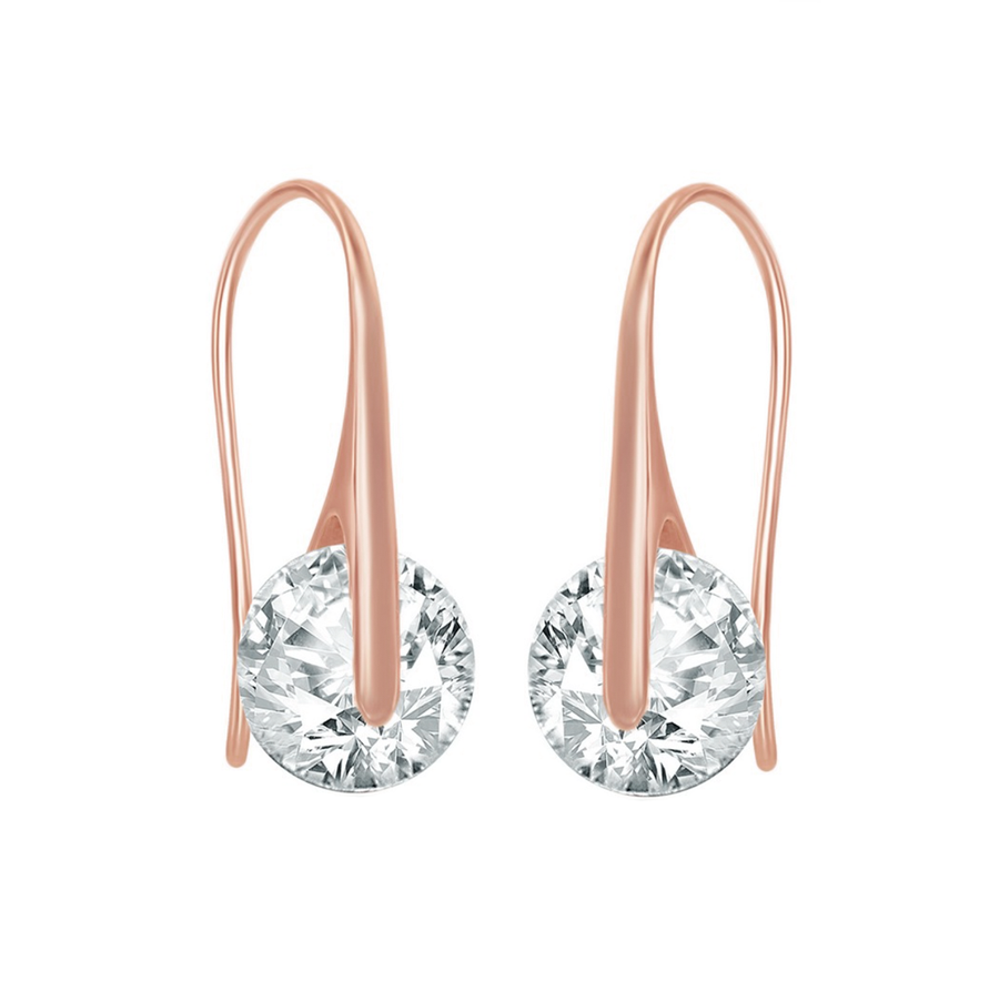 Spinning Sparkle Wireback Earrings