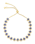 Sparkle Hamsa Evil Eye Bolo Bracelet