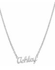 Personalized Horizontal Script Name Necklace