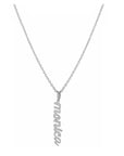 Personalized Vertical Script Name Necklace