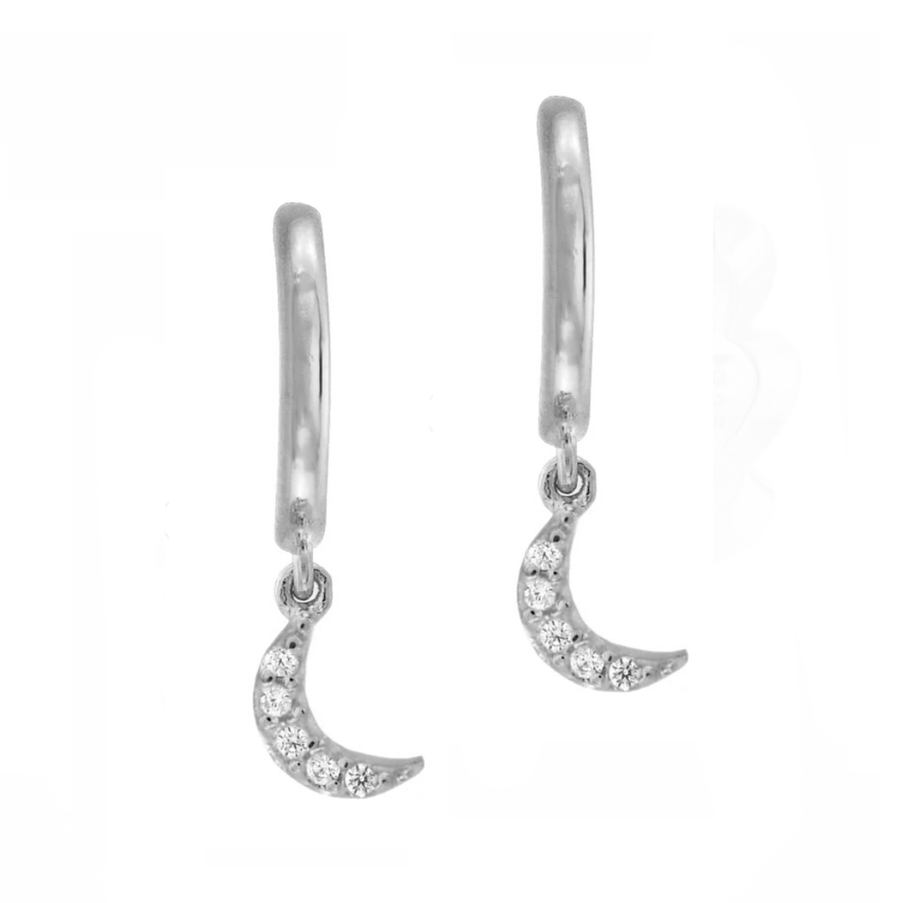 Moon Drop Earrings
