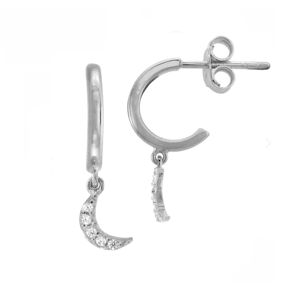 Moon Drop Earrings