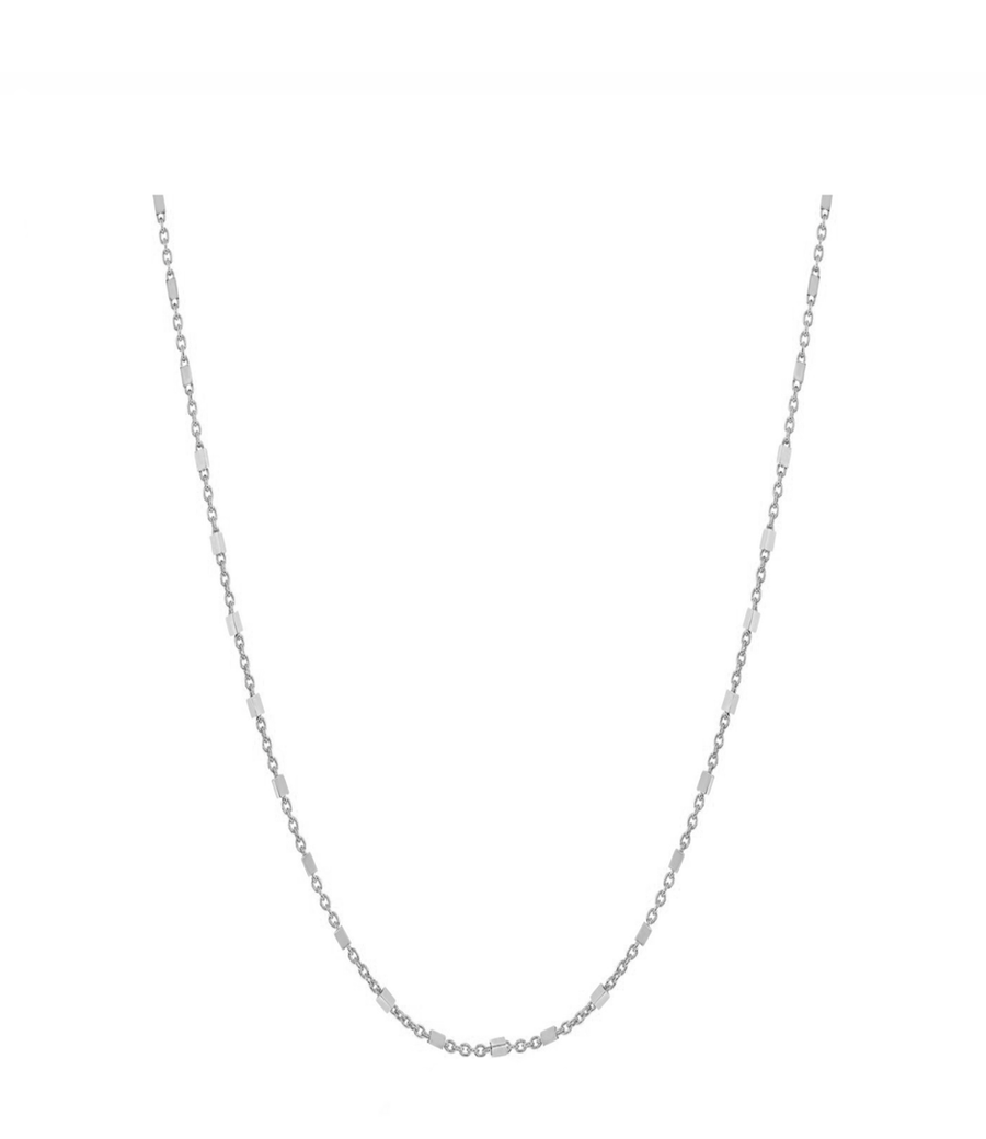 Square Bead Chain Necklace