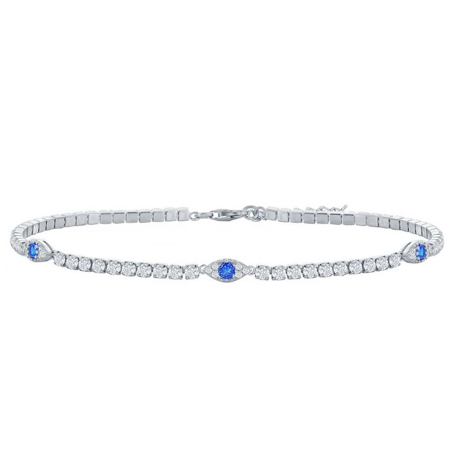 Evil Eye Sparkle Anklet