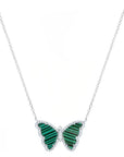 Malachite Butterfly Necklace