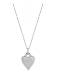 Sparkle Border Heart Necklace