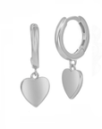 Heart Drop Earrings